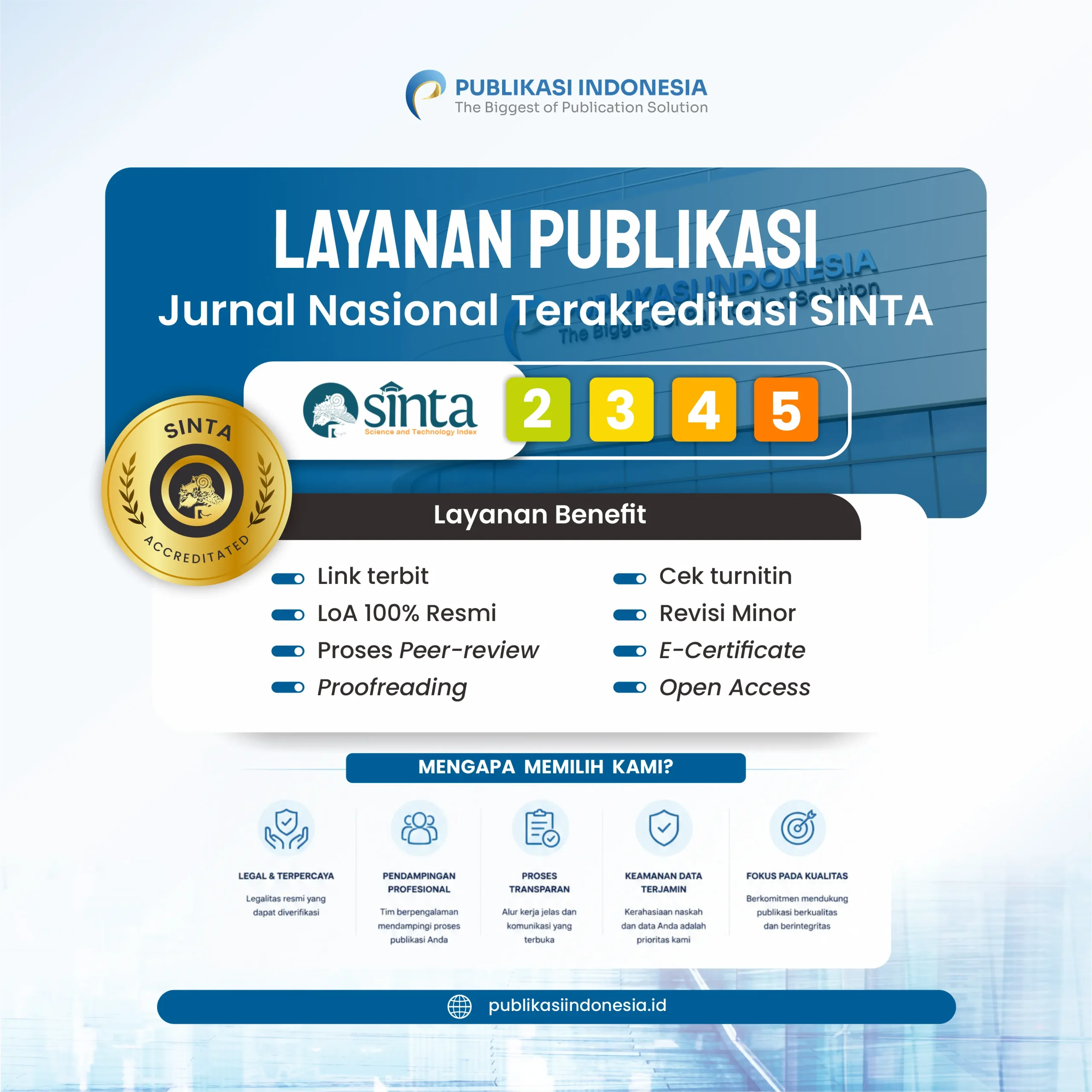 Flyer Layanan SINTA untuk LP